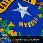 Load image into Gallery viewer, Nevada NV State Flag 3x5 Ft 10Pack Doublesided Embroidered Polyester By G128