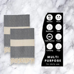 Load image into Gallery viewer, Turkish Hand Towels for Bathroom and Kitchen Quick Dry Highly Absorbent Eco Friendly Turkish Cotton Kitchen Towels Bathroom Hand Towels Turkish Tea Towels Decorative Hand Towels Set of 2