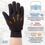 Load image into Gallery viewer, ABC PACK & SUPPLY Brown Jersey Gloves for Men and Women. Brown Jersey Work Gloves. Polyester and Cotton Garden Gloves