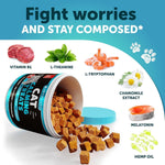 Load image into Gallery viewer, Hemp Calming Treats for Cats & Kittens Anxiety Relief Melatonin