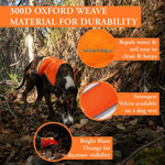 Load image into Gallery viewer, Reflective Lightweight Dog Vest Hi-Vis XS Size 15 in Neck Mid-Back Coverage