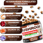 Load image into Gallery viewer, Mushroom Chews for Dogs 170 Count Turkey Tail Lion's Mane & Reishi
