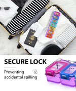 Load image into Gallery viewer, Weekly Pill Organizer 1 time a Day Pill Box 7 Day with Enhanced Waterproof Seal Large compartments Hold Big Vitamins & Supplements Upgraded Locking lids for Home & Travel use Durable Hard case