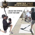 Load image into Gallery viewer, Shooting Pad for Puck Rebounder 30x60 inch Synthetic Ice Mat with Passer Compatibility Training Aid for Off Ice Shooting Passing and Stickhandling Skill Practices