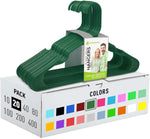 Load image into Gallery viewer, Hangers for Adult Size Clothing Plastic Ideal for Everyday Standard Use Clothes Shirts Blouses TShirts Dresses Jackets