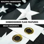 Load image into Gallery viewer, 6 Feet Tangle Free Spinning Flagpole and Black Blue Lives Matter Flag 3x5 ft