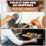 Load image into Gallery viewer, 4 Pcs Microwave Bowl Holders for Hot Food – 7.5 Gray Microwave Bowl Cozy Holders for Safe & Easy Handling of Hot Bowls Saucers & Cups – Machine Washable Soft Textured Fabric for Hand Protection