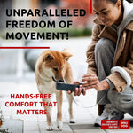 Load image into Gallery viewer, White Hands Free Retractable Dog Leash for Small Medium and Large Dogs 9.5 Ft