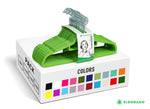 Load image into Gallery viewer, Non Slip Adult Hangers Multicolor for Everyday Use Value Packs Lime Green 50 Pcs