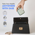 Load image into Gallery viewer, Travel Medicine Pill Organizer Small Pill Box Mini Pill Case 4 Deep Compartments