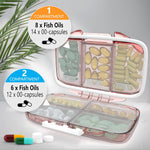 Load image into Gallery viewer, Travel Pill Organizer Moisture Proof Pill Holder Daily Medicine Organizer Box