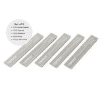 Load image into Gallery viewer, 5 Pieces Rectangular Sharpening Stone Set Diamond Sharpening Stone on Blanks for Knife Blades Diamond Stone Set for Novice and Advanced Users Knife Sharpening Kit Must Have
