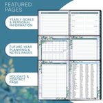 Load image into Gallery viewer, 2025 Appointment Book & Planner 6.5 x 8.5 inches Large Tabbed Daily Hourly Weekly Planner Calendar & Schedule Book 15 Minute time Slots Business & Personal Planner Jan 2025 Dec 2025 Floral