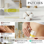 Load image into Gallery viewer, Anxiolytic Calming Essential Oil Blend for Relief & Relaxation 0.34oz Bergamot Orange Ylang Ylang Frankincense Lemongrass in Castor Oil Navel Patch & Skin Application Cold Pressed