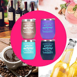 Load image into Gallery viewer, You’re Awesome Wine Tumbler with Sayings For Women Pink Tumbler with Message