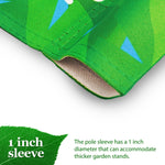 Load image into Gallery viewer, Garden Flag Welcome Gnome at Beach with Pineapple 12x18 inch Blockout Fabric