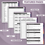Load image into Gallery viewer, 2026 Appointment Book Planner 8.5 x 11 inch Large Purple Tabbed Daily Hourly Weekly Planner Schedule Book 15 Minute time Slots Business & Personal Planner Jan 2026 Dec 2026 Purple