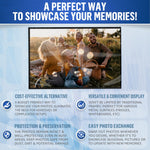 Load image into Gallery viewer, 15 Pack 2.5x3.5 inch Magnetic Picture Frames for Refrigetator Wallet Small Frame