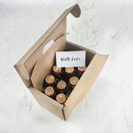 Load image into Gallery viewer, Personalized Wedding Favors for Guests Unique Customized Wedding Party Souvenirs Save the Date Gifts Pack of 10 Creative Bottles (Red Roses Write Your Text Set of 10)