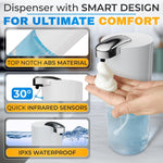 Load image into Gallery viewer, Automatic Soap Dispenser Touchless 13.5 Oz Automatic Hand Soap Dispenser 4 Level Adjustable Foaming Rechargeable & Long Lasting Good for Kitchen Bathroom Hotels Restaurants & Office