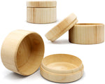Load image into Gallery viewer, 3pcs 2.75 x1.95 inch Small Unpainted Wooden Round Boxes with Lid Mini Wood Box for Crafts Wooden Unfinished DIY Set Storage Trinket Boxes Container Blank Wood Crafts to Paint