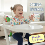 Load image into Gallery viewer, High Chair Tray for Stokke Tripp Trapp White No Baby Set Needed. Suction Surface Snap on BPA Free