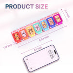 Load image into Gallery viewer, Weekly Medicine Pill Organizer Waterproof 7 Day Large Pill Box Daily Pill Case