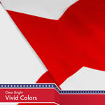 Load image into Gallery viewer, Alabama AL State Flag 3x5 Ft 10Pack 150D Printed Polyester By G128