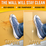 Load image into Gallery viewer, Wall Protector Sheets for Painted Wall Clear Plastic Adhesive Film Stickers 7 Pc