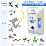 Load image into Gallery viewer, Ultrasonic Pest Control Repeller Plug in Electronic Insect Defender 2Pack Roach