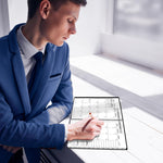 Load image into Gallery viewer, 2026 Appointment Book Planner 6.5 x 8.5 inch Large Black Tabbed Daily Hourly Weekly Planner Schedule Book 30 Minute time Slots Business & Personal Planner Jan 2026 Dec 2026