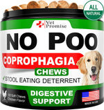Load image into Gallery viewer, No Poo Chews for Dogs Advanced Coprophagia Stool Eating Deterrent for Dogs Stop Dog Poop Eating Probiotics & Digestive Enzymes Supplement Made in USA Vet Formulated 120 Soft Treats