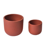 Load image into Gallery viewer, 4 Inch and 6 Inch Terracotta Pot Set of 2 Ceramic Planter Clay Pots for Indoor Plants Succulent Planter with Drainage Hole and Mesh Net DIY Craft Garden & Home Decor