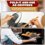 Load image into Gallery viewer, 4 Pcs Microwave Bowl Cozy Holders (Gray & White Checkered) – Heat Resistant Microwave Bowl Holders for Hot Food Protect Hands from Hot Dishes – Soft Fabric for Safe & Convenient Use in the Kitchen