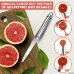 Load image into Gallery viewer, Grapefruit Knife With Curved Serrated Blade Fruit Slicer and Cutter for Oranges Kitchen Gadget Stainless Steel Small Knife for Home