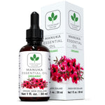 Load image into Gallery viewer, 100% Pure Manuka Oil from New Zealand Therapeutic Grade Essential Oil for Wound Care Skin Soothing Nail & Scalp Health Organic Undiluted Cold Pressed Manuka for Face Hair & Body
