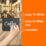 Load image into Gallery viewer, 10 Pack Mini Chalkboard Signs for Food 3x4 inch Party Buffet Tables Wedding Bakery Small Chalkboard Signs Mini Chalkboard Signs for Food Chalkboard Buffet Signs Table Sign Chalkboard