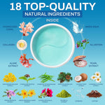 Load image into Gallery viewer, Under Eye Patches for Puffy Eyes Hyaluronic Acid and Collagen 30 Pairs Under