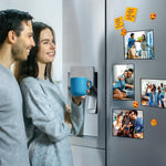 Load image into Gallery viewer, 10 Pack 5x7 in Magnetic Picture Frames for Refrigerator Magnet Picture Frames
