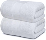 Load image into Gallery viewer, Resort Collection Soft Bath Sheets Towels Set of 2 Oversize Large 35x70 in