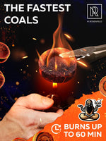 Load image into Gallery viewer, 200 pcs Charcoal Tablets for Incense – Quick Light Charcoal Tablets (20 roll)