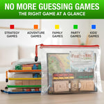 Load image into Gallery viewer, 5 Pack A3 Mesh Storage Bags with Zipper for Board Games Puzzles Mesh Bag with Zipper Plastic Mesh Zipper Pouch Document Bag Large Zip Pouch Board Game Storage Bags Waterproof Zipper Pouch