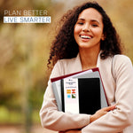Load image into Gallery viewer, 2026 Appointment Book Planner 6.5 x 8.5 inch Large Black Tabbed Daily Hourly Weekly Planner Schedule Book 30 Minute time Slots Business & Personal Planner Jan 2026 Dec 2026