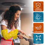 Load image into Gallery viewer, Yellow Disposable Arm Sleeves 18 Inch 100 Pack Waterproof Sleeve Elastic Wrists