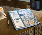 Load image into Gallery viewer, 2024 Appointment Book & Planner 8.5 x 11 inches Large Tabbed Daily Hourly Weekly Planner Calendar and Schedule Book 15 Minute time Slots Business and Personal Planner Jan 2024 Jan 2025 (Floral)