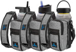 Load image into Gallery viewer, Water Bottle Holder Carrier Bottle Cooler with Adjustable Shoulder Strap Pocket