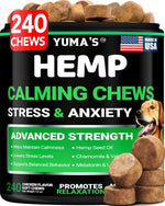 Load image into Gallery viewer, Hemp Calming Chews for Dogs 240 Count Anxiety Relief Melatonin & Chamomile