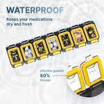 Load image into Gallery viewer, Weekly Medicine Pill Organizer Waterproof 7 Day Large Pill Box Daily Pill Case