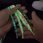 Load image into Gallery viewer, WFJ Glow In The Dark Shoe Laces 47 (120cm) Luminous All Sports Thick Flat