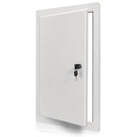 Load image into Gallery viewer, Access Panel for Drywall with Key Lock 14 x 29 inch Metal Door with a 1.2 mm Thick Frame Wall Hole Cover Access Door Plumbing Access Panel for Drywall Heavy Durable White